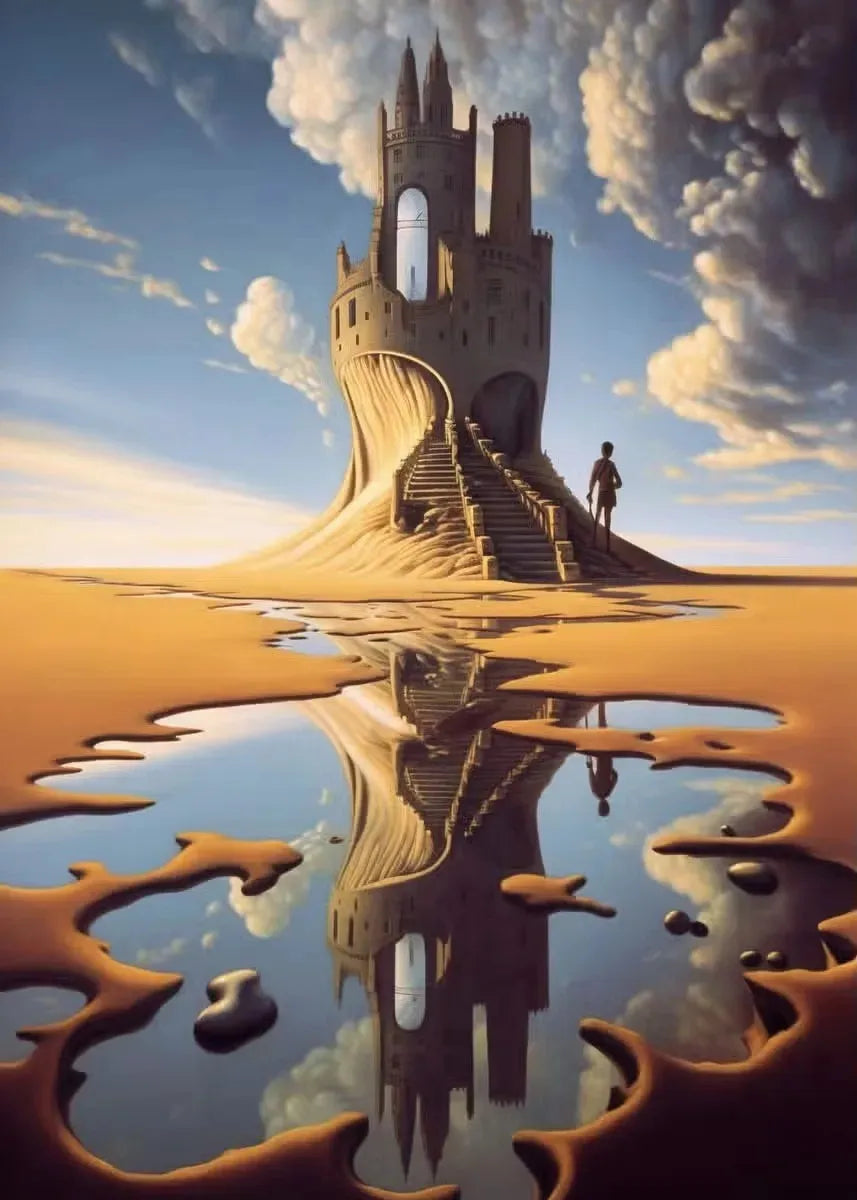 Surrealism Wall Art Salvador Dali Painting Print Famous Artwork Poster Diamond Painting Full Square / Round Drill