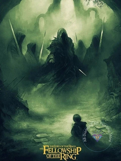 The Lord Of The Rings Diamond Painting Kit, 5D DIY Full Round Drill
