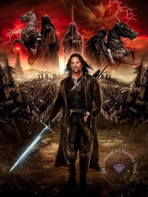 The Lord Of The Rings Diamond Painting Kit, 5D DIY Full Round Drill