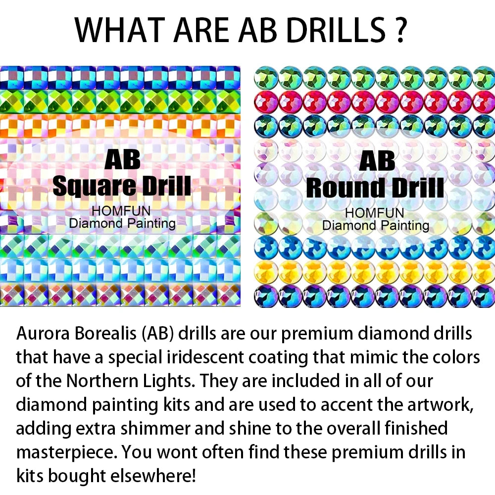 DIY Diamond Painting Kit "Animals" 5D Square/Round Drills
