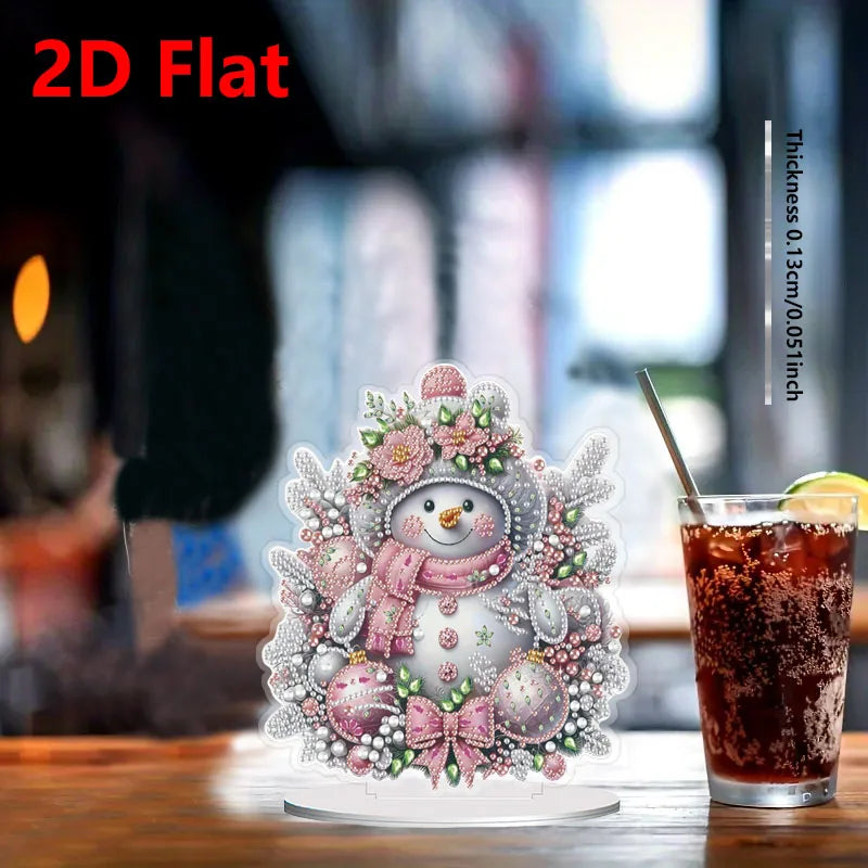 1pc DIY Diamond Painting Christmas Table Decoration