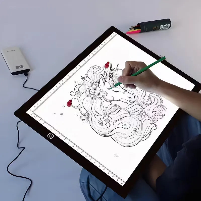 A4 Drawing tablet Digital Graphic Tablet LED Diamond Painting Light Pad Board Portable Board