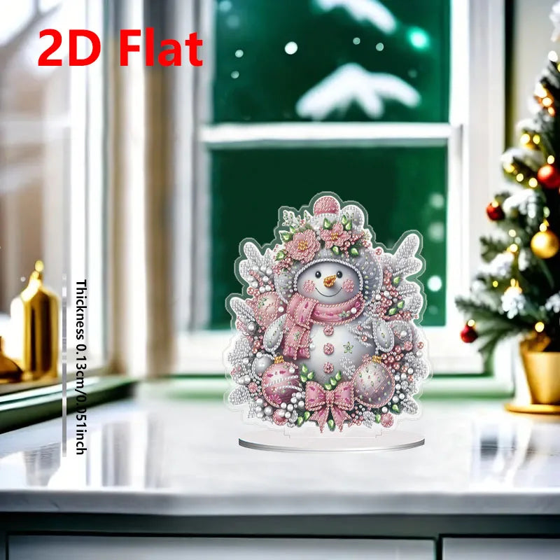 1pc DIY Diamond Painting Christmas Table Decoration
