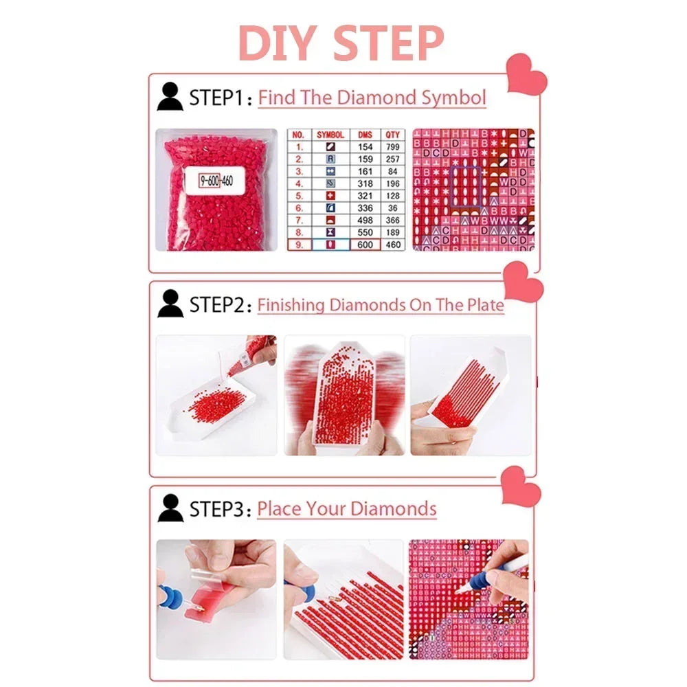 Outlander Diamond Painting Kit Claire Randall, Jamie Fraser Portrait DIY Round Drill