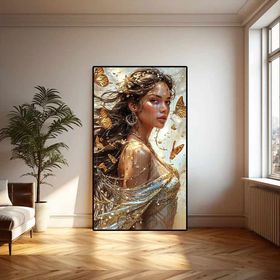 DIY Diamond Painting Beauty And The Beast Diamond Mosaic 5D Square & Round Rhinestone