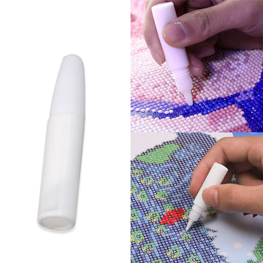 1-10PCS DIY tool Diamond Painting Accessories Round Square Sticky Drill Glue Non-toxic Bottled Glue Cross Stitch Glue Artwork Pa