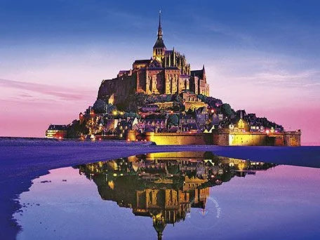 France Castle Mont Saint Michel Diamond Painting Kit 5D DIY Diamond Embroidery Cross Handmade Art Exquisite Gift Home Decoration