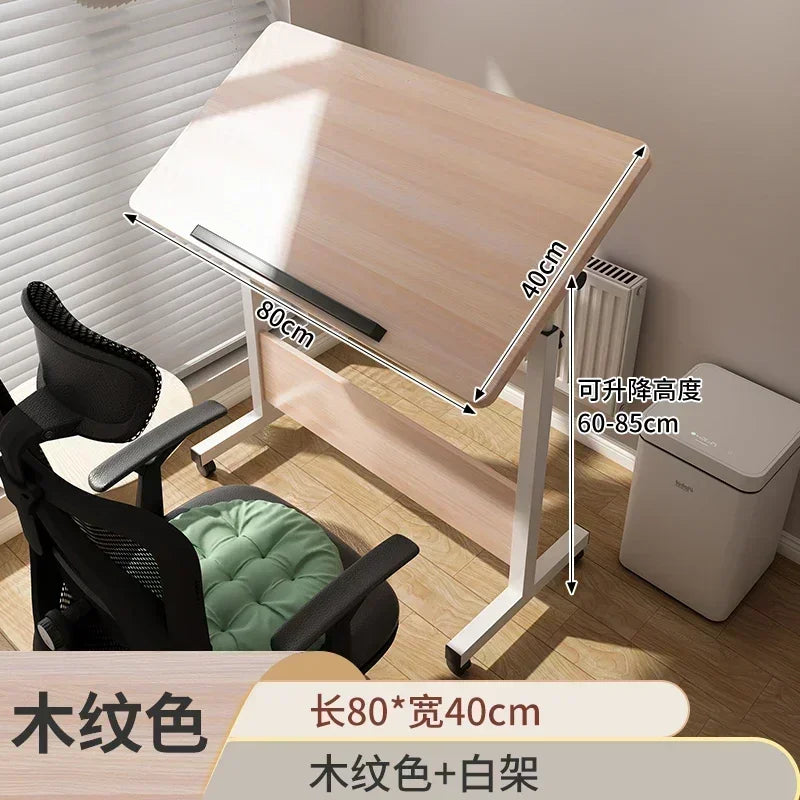 Foldable Lifting Puzzle Table Painting Special Work Table Bed Side Mobile Laptop Table Furniture Home Student Writing Desk