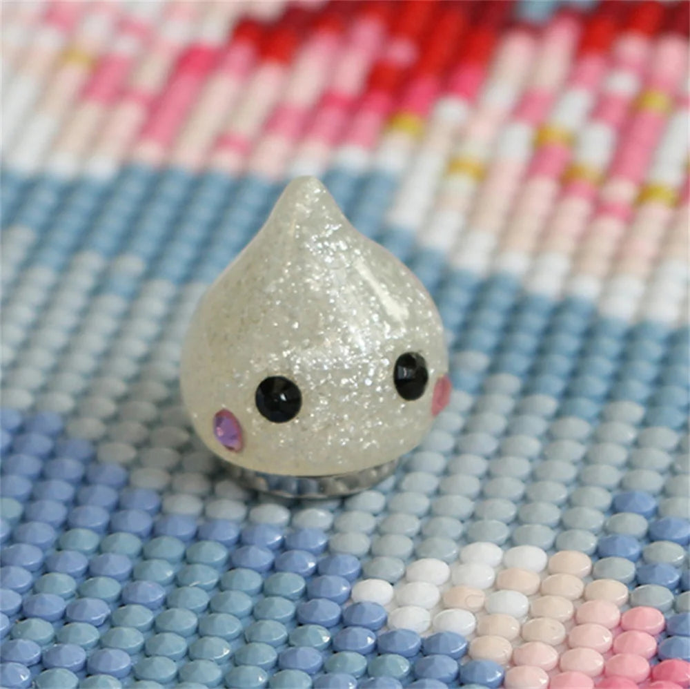 1PC Diamond Painting Magnet Cover Holder Glitter Drop Multi-function Parchment Paper Locator Cross Stitch DIY Crafts Tools