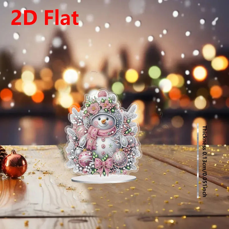 1pc DIY Diamond Painting Christmas Table Decoration