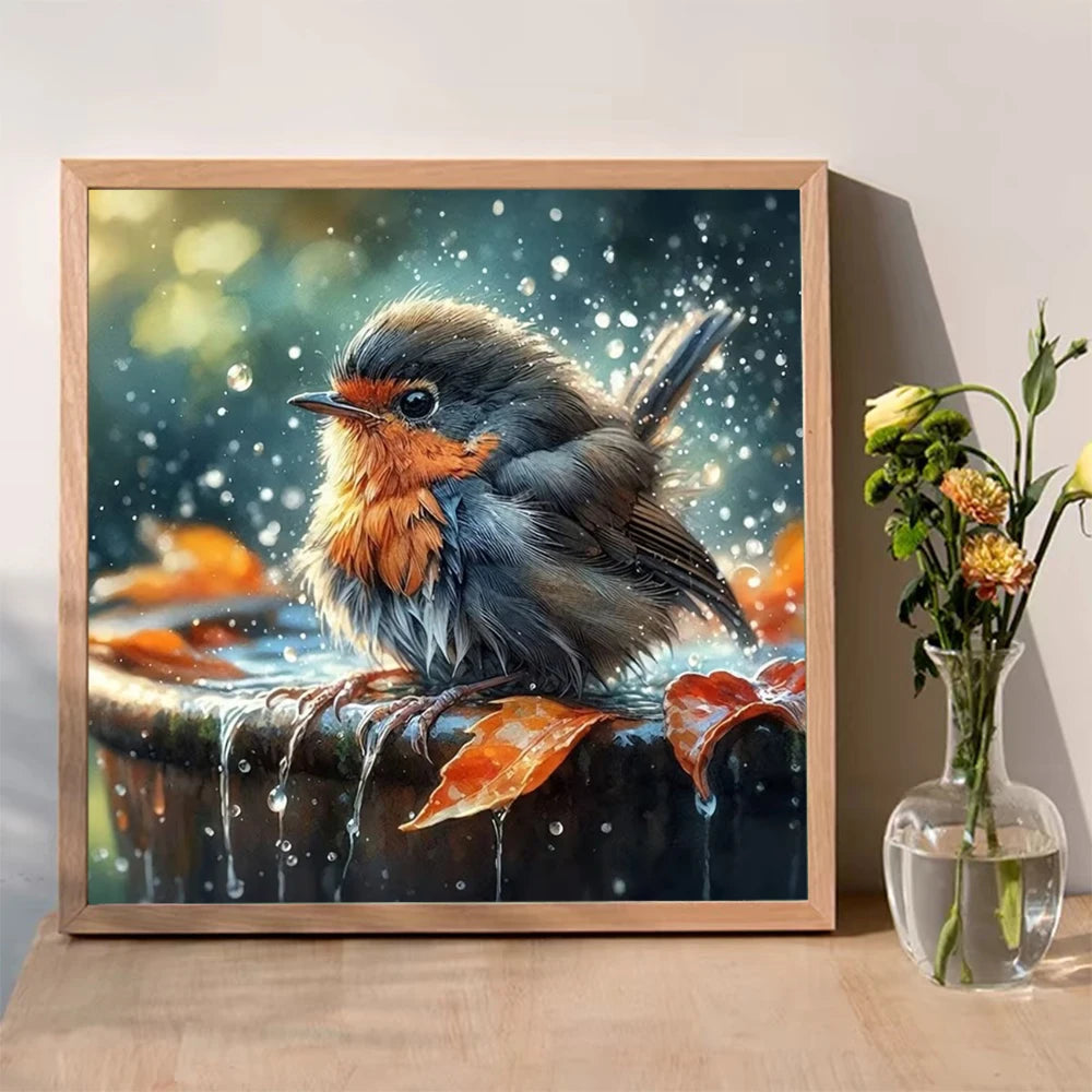 Momoart New Arrival Diamond Embroidery Bird Animal Painting DIY Diamond Mosaic Picture of Rhinestones Decor for Home Child Hobby