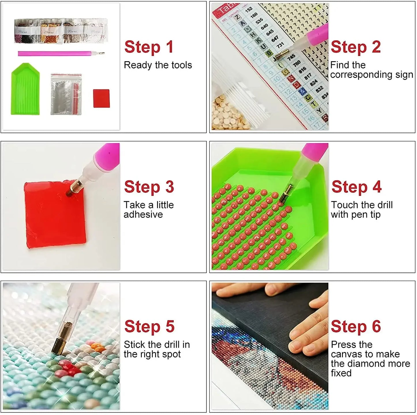 Diamond Painting Pink Breast Cancer Awareness Ribbon 5D DIY Diamond Full Square / Round Drill
