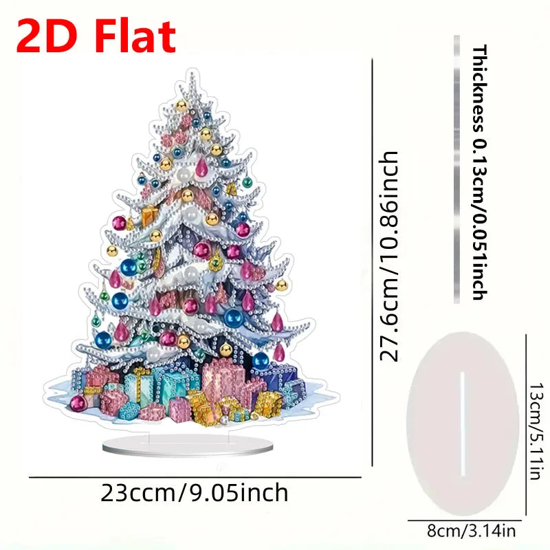 1pc DIY Diamond Painting Christmas Table Decoration