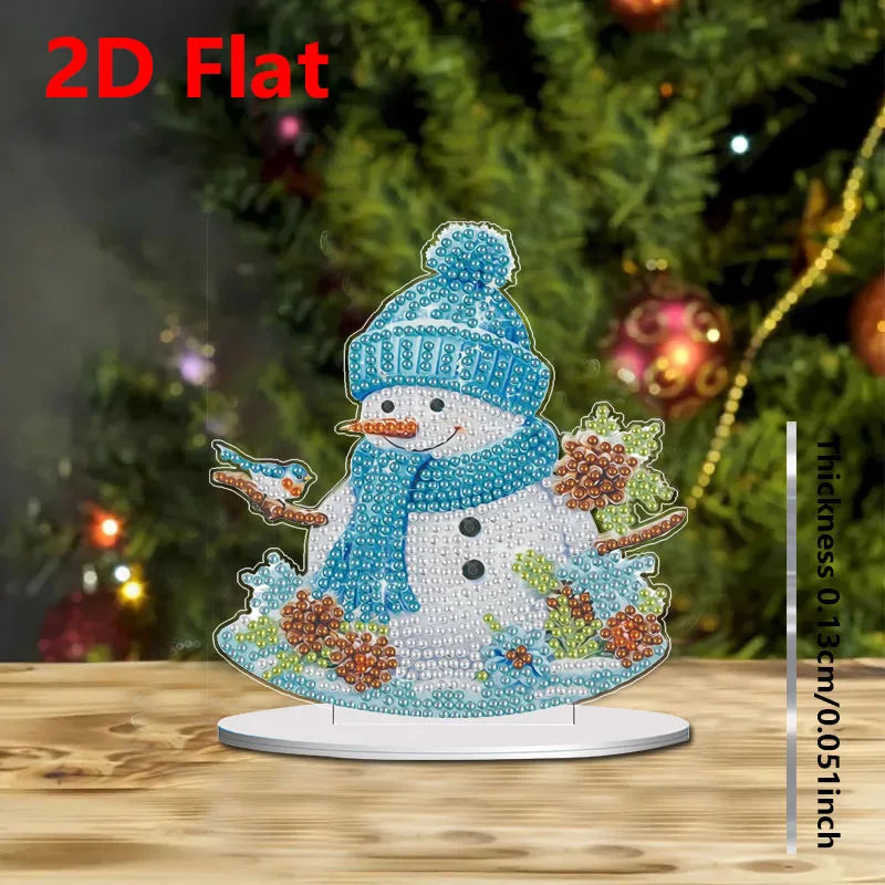 1pc DIY Diamond Painting Christmas Table Decoration