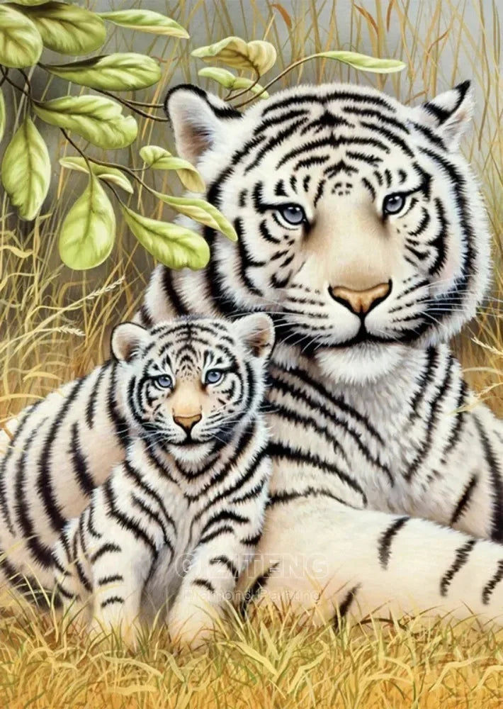 5D DIY Diamond Painting Tiger / Cheetah Full Square / Round Drill