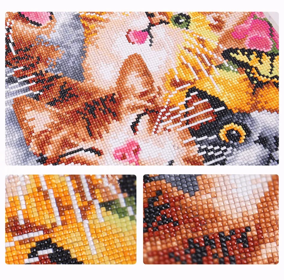 DIY Diamond Painting Library Scenery Full Diamond Mosaic