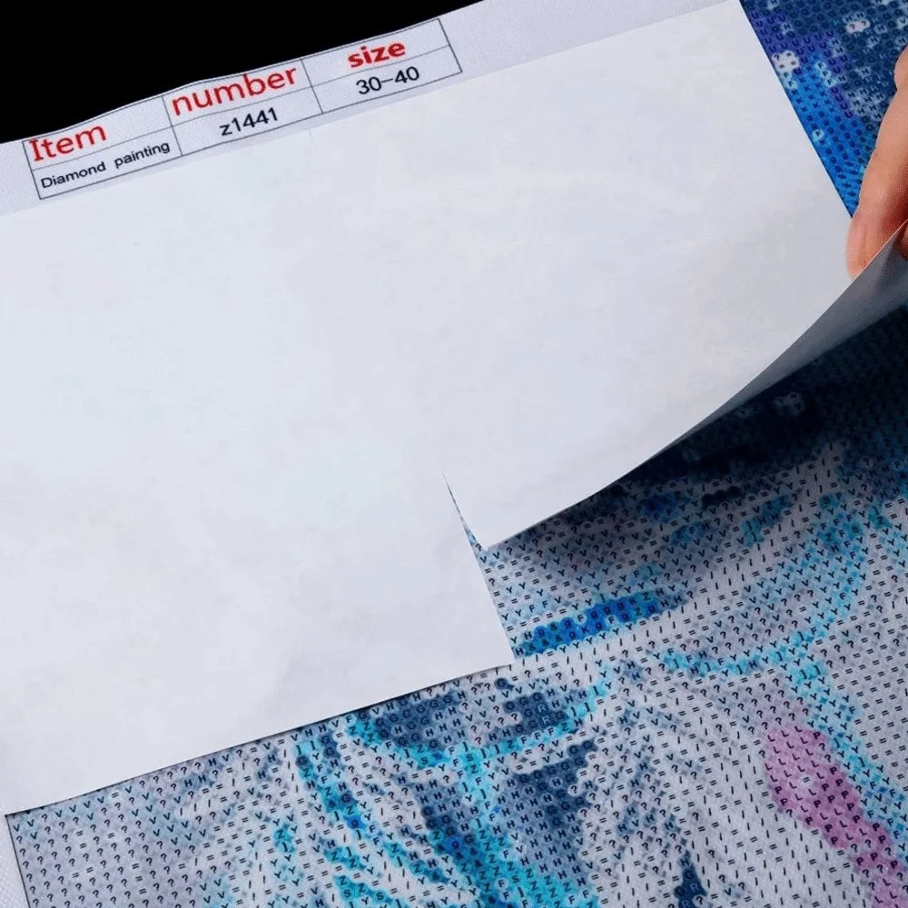 50/100/200Pcs Dustproof Diamond Painting Release Paper Stain-Proof Anti-Adhesive Double-Sided Release Paper White Cover