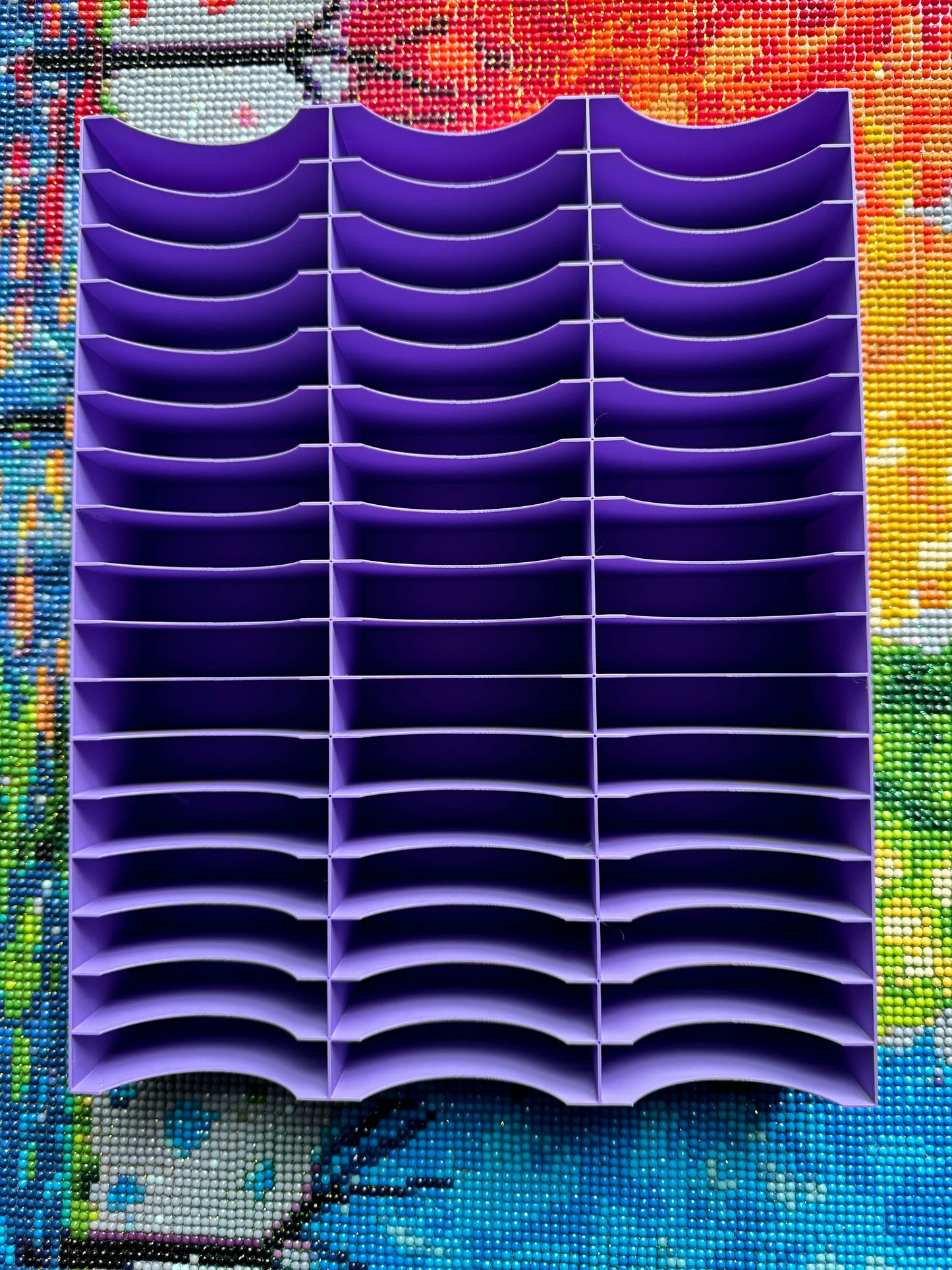 51 Grid Diamond Painting Ziplock Bag Storage Box, Diamond Painting Accessories Tray, Diamond Painting Tool Kit Storage Box