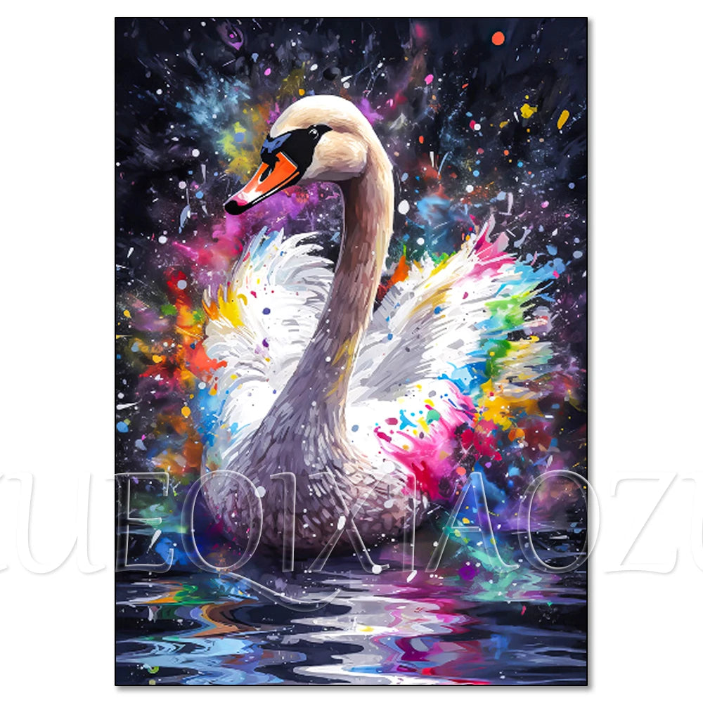 DIY Diamond Painting Cat, Dog, Swan, Other Animals Diamond Painting Full Square / Round Drill