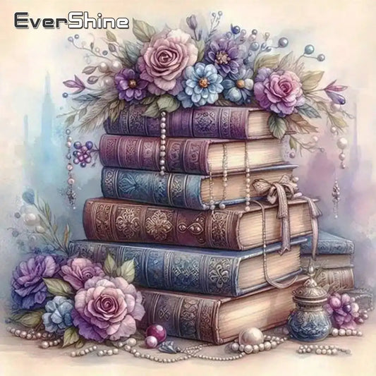 Evershine 5D DIY Diamond Painting Book Rose Flower, Full Square/ Round Drills