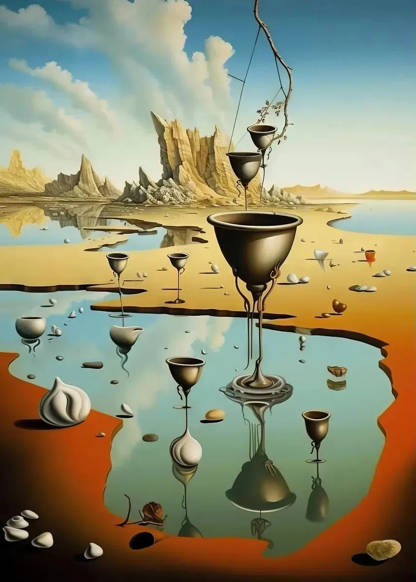 Surrealism Wall Art Salvador Dali Painting Print Famous Artwork Poster Diamond Painting Full Square / Round Drill