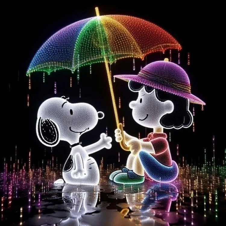 Cute Snoopy Peanuts DIY Diamond Art Painting Kits Full Round Drill