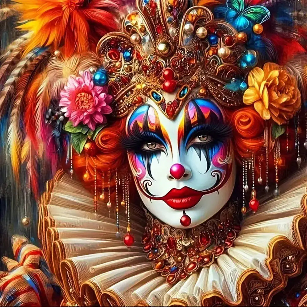 Momoart DIY Diamond Mosaic Joker Portrait Full Square / Round Drill