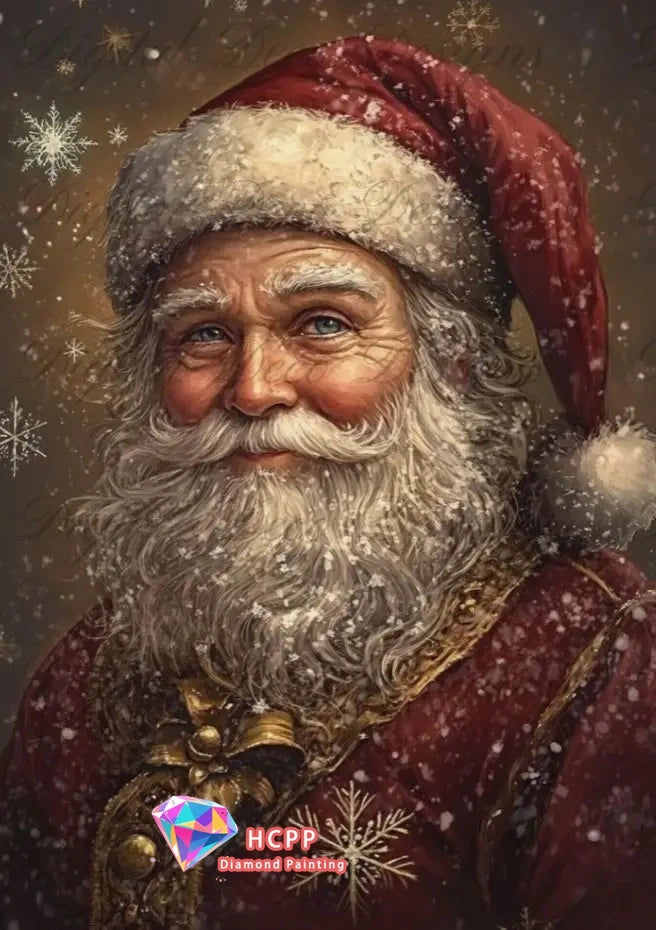 Vintage Santa Claus Diamond Painting Square/Round Drills