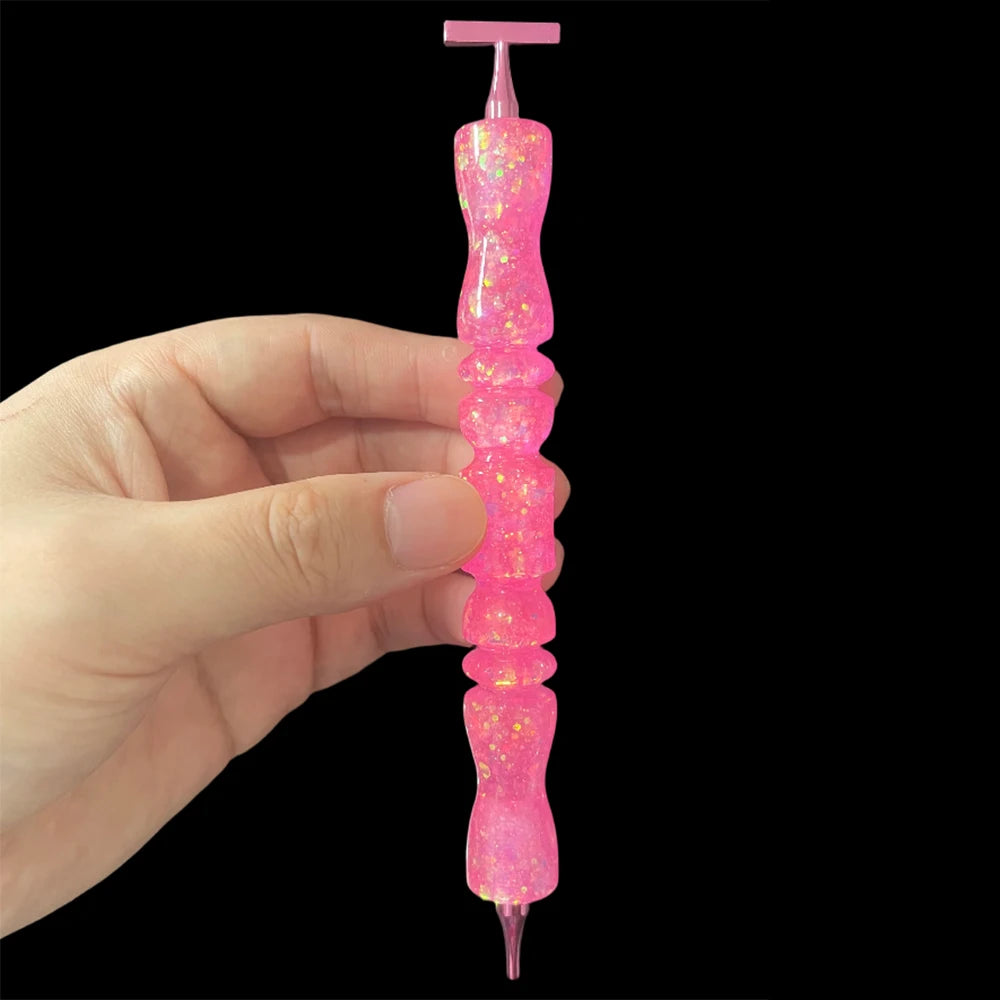 HOMFUN Diamond Painting Pen, Multifunctional Metal Screw Thread Tips Accessories