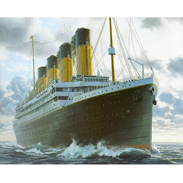 Titanic 5D DIY Diamond Painting Kits Full Square Or Round Diamond Wall Art