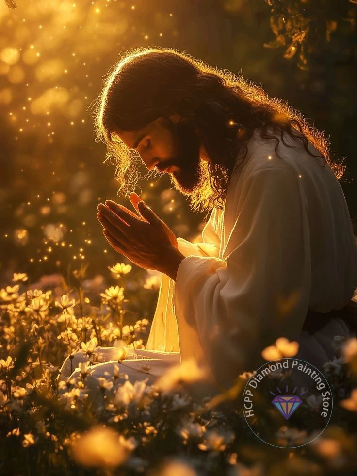 Jesus Christ Cross Diamond Painting Kit 5D DIY Round Drill