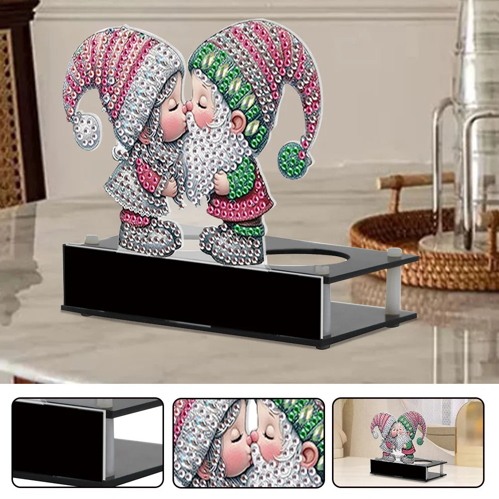 Diamond Painting Candle Holder Ornaments Desktop Tea Light Candle Holder