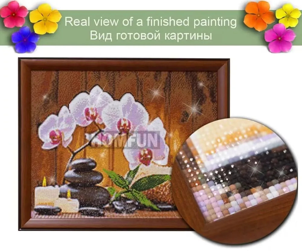 HOMFUN 39 Colors Fairy Dust Drills Diamond Painting Square / Round ResinDiamond Painting Crystal Beads Accessories Art Sugar Dust Beads