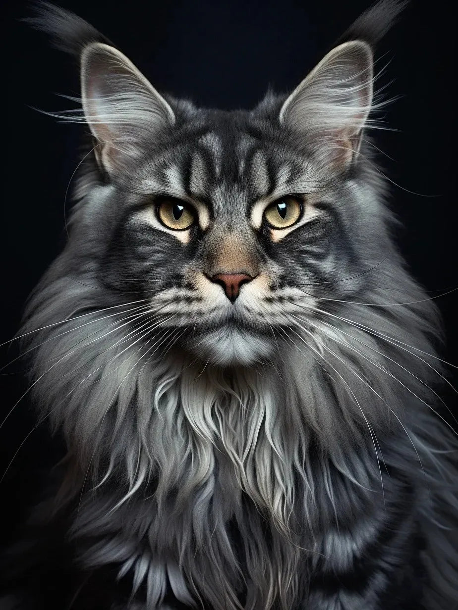 New Maine Coon DIY Diamond Art Painting Kits Crafts Big Cats Portrait Sets Embroidery Mosaic Hand Gift Home Decor Cross Stitch