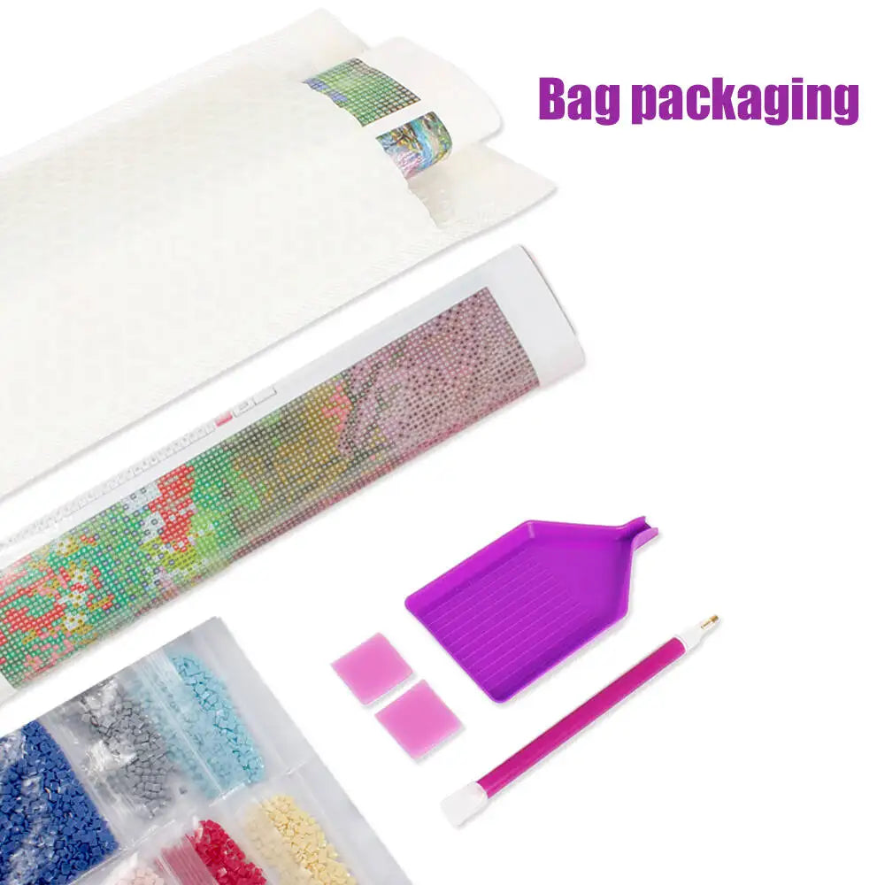 DIY Dog Flower Diamond Painting Square/Round Drills