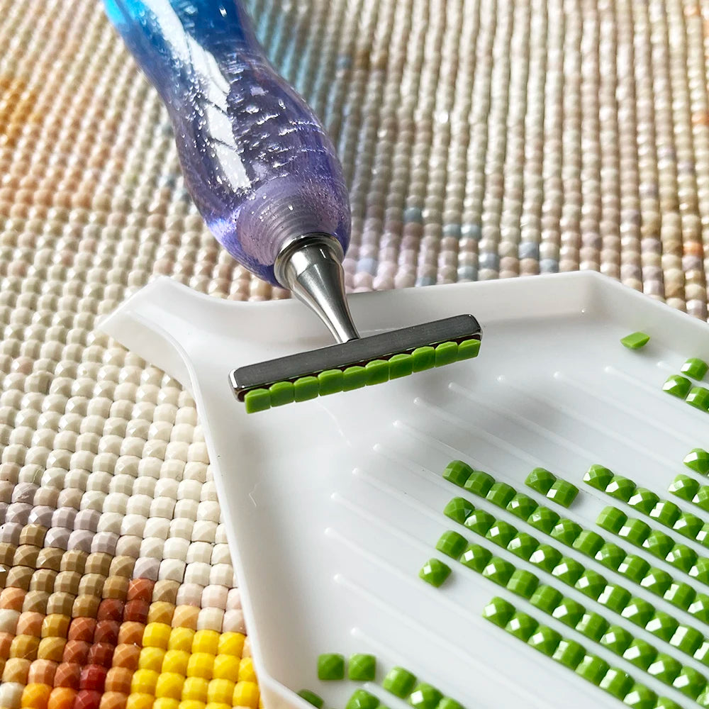 HOMFUN Diamond Painting Pen, Multifunctional Metal Screw Thread Tips Accessories
