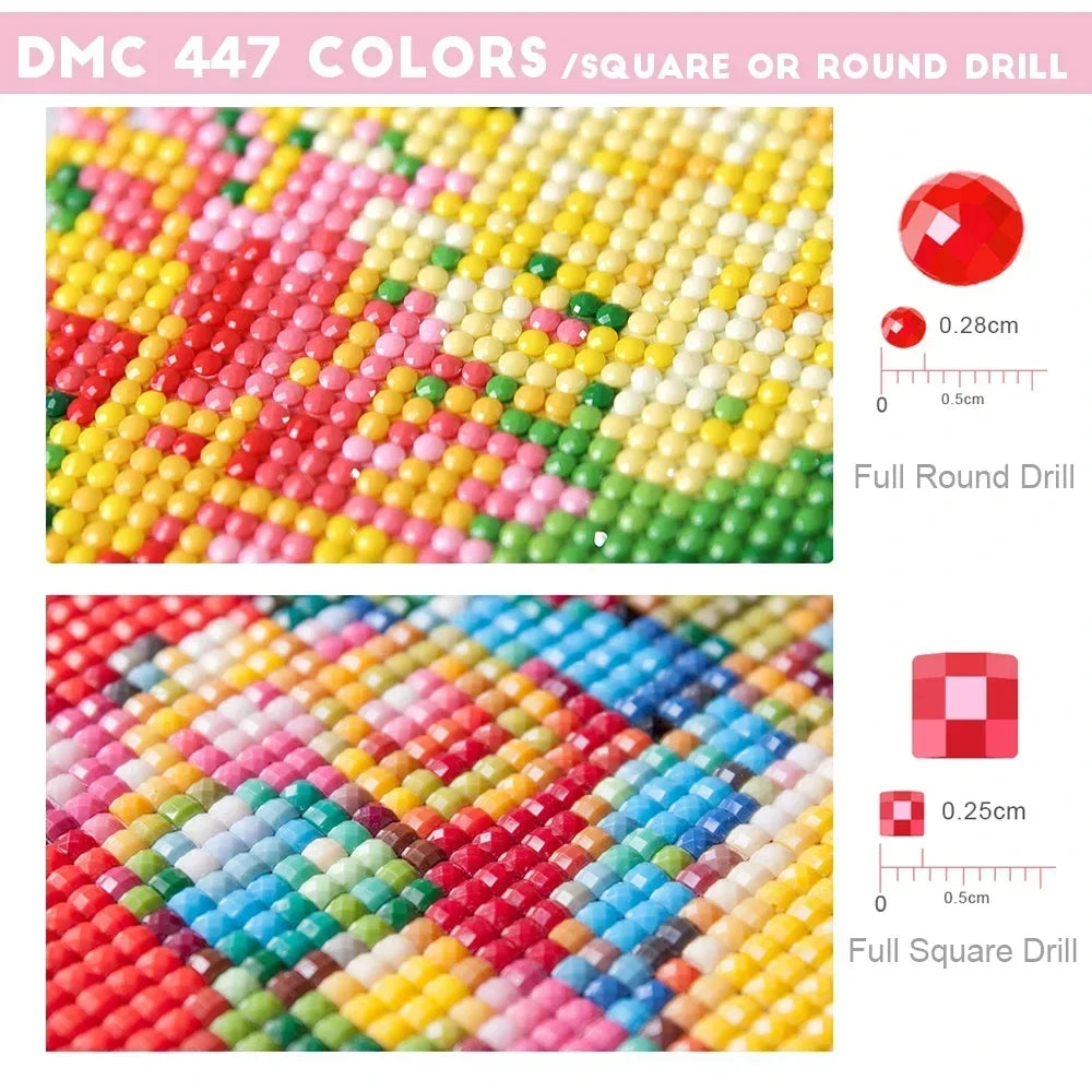 Cute Minions Cartoon DIY Diamond Painting Round Drill