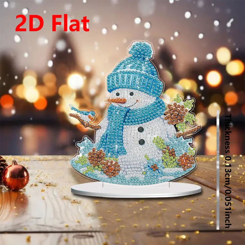 1pc DIY Diamond Painting Christmas Table Decoration