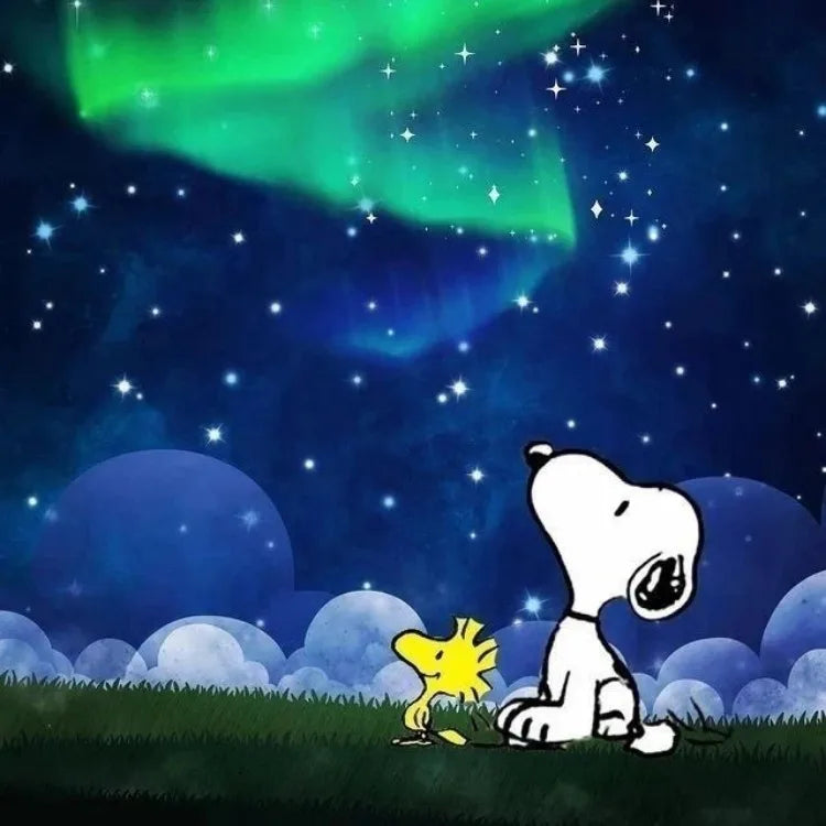 Cartoon Comics Snoopy Diamond Painting DIY Full Round Drill