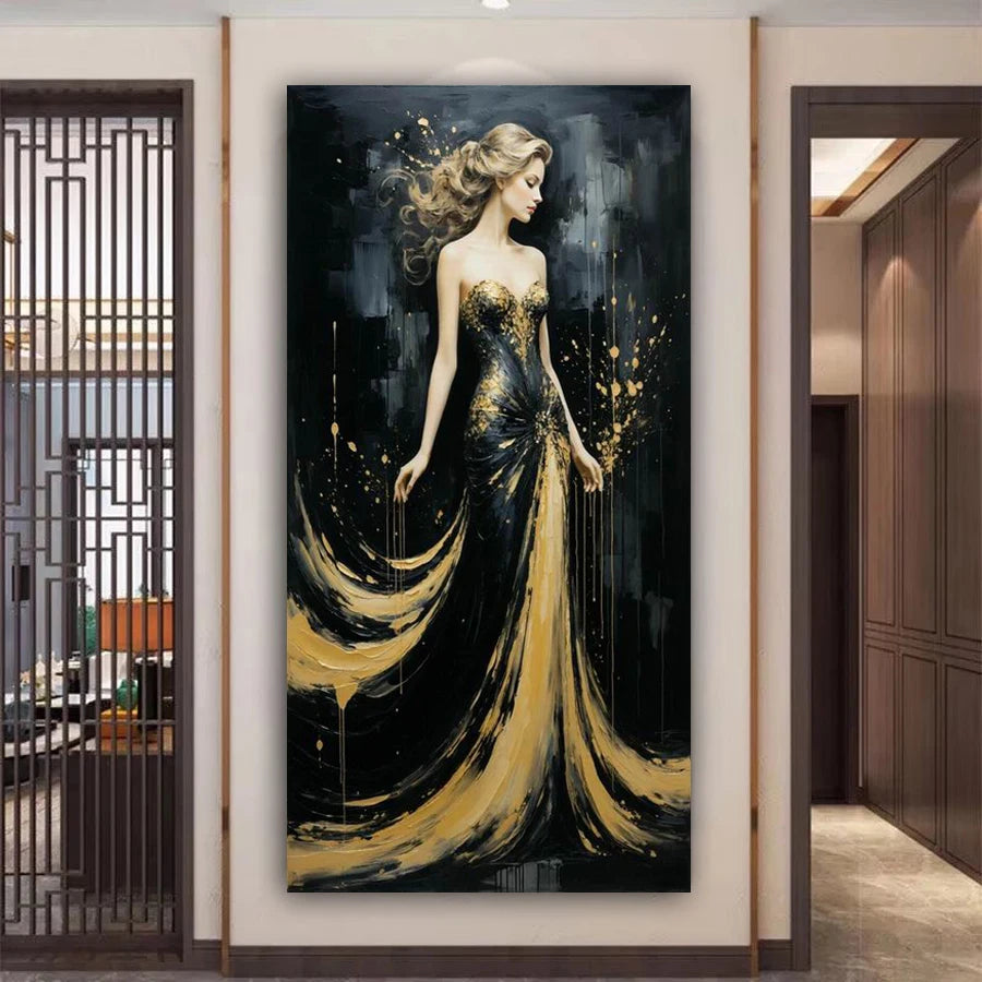 Abstract Woman Large Size Diy Diamond Art Painting Kits Goddess Fantasy Full Square Round Drill Mosaic Embroidery Picture