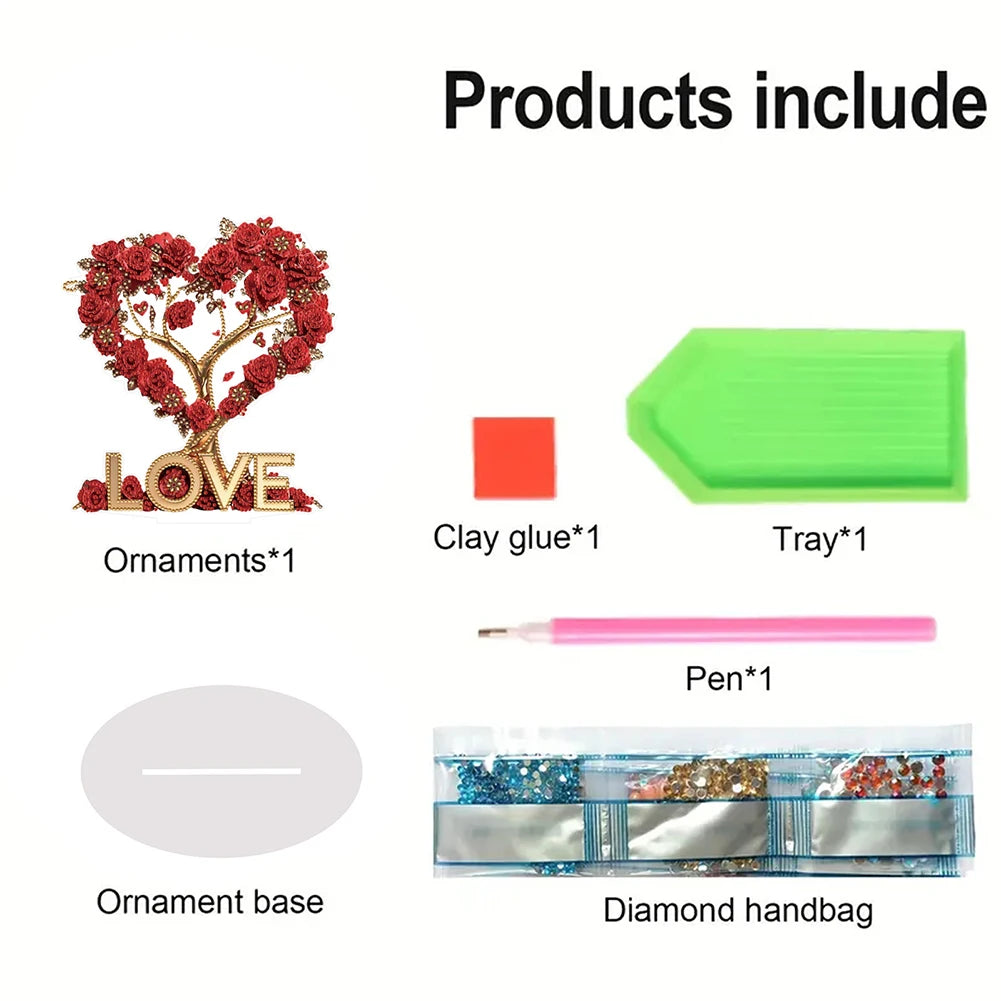Animal Special Shape Diamond Painting Tabletop Ornaments Kit Diamond Painting Desktop Ornaments Kit Bedroom Table Decoration
