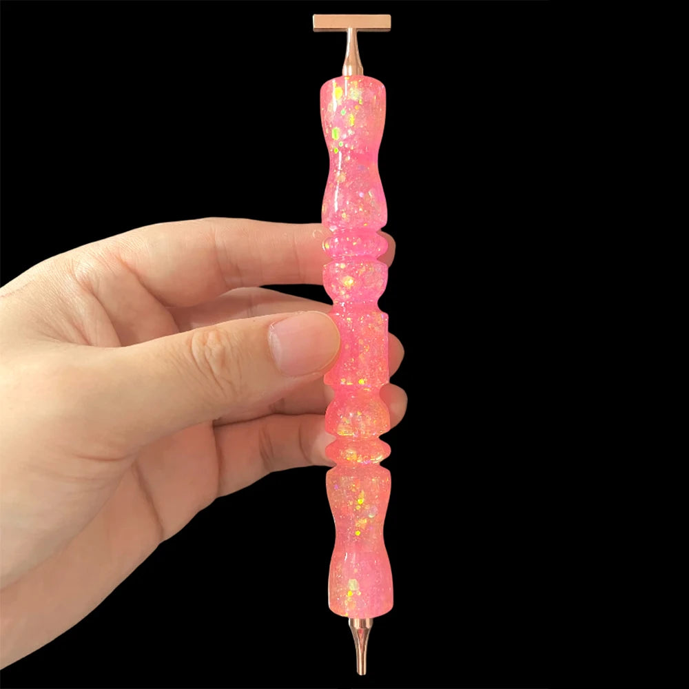 HOMFUN Diamond Painting Pen, Multifunctional Metal Screw Thread Tips Accessories