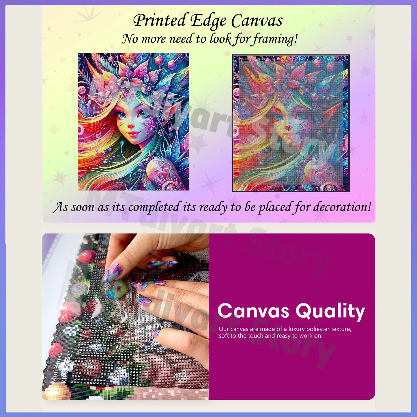 House Diamond Painting Landscape Flower5d DIY Square / Round Full Drill