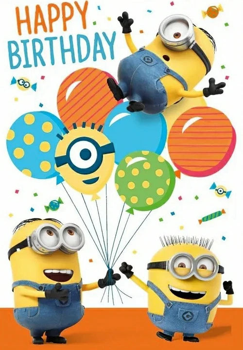 Cute Minions Cartoon DIY Diamond Painting Round Drill