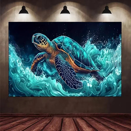 5D DIY Diamond Painting Deep Sea Turtle Full Square / Round Drill