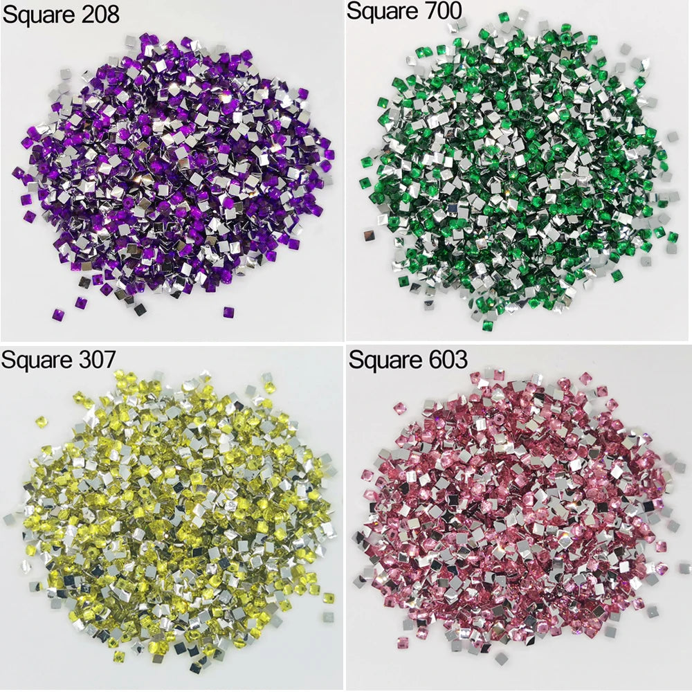 100% Crystal Mystery Full Square, DIY 5D Diamond Painting, AB Square 5D