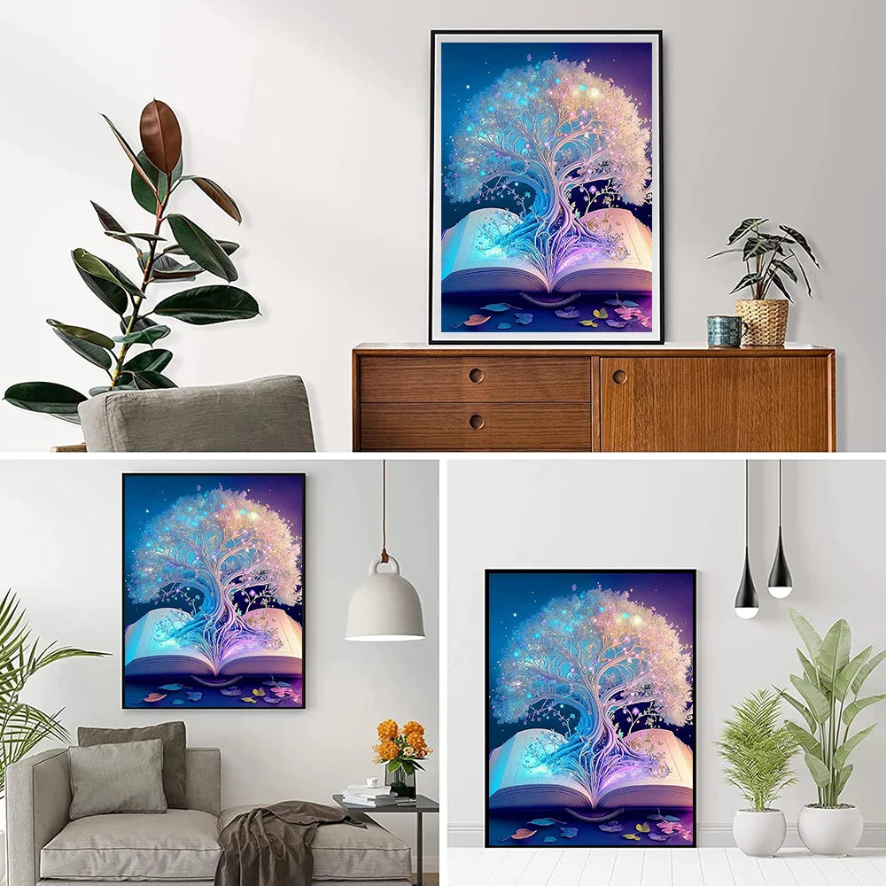 Tree of Life Diamond Painting, Full Round 5D DIY Diamond Dots Paintings