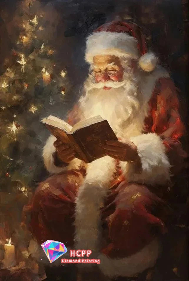 Vintage Santa Claus Diamond Painting Square/Round Drills