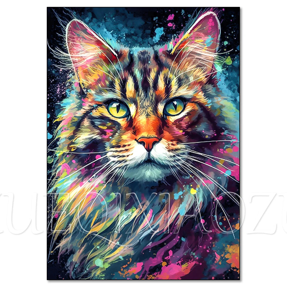 DIY Diamond Painting Cat, Dog, Swan, Other Animals Diamond Painting Full Square / Round Drill