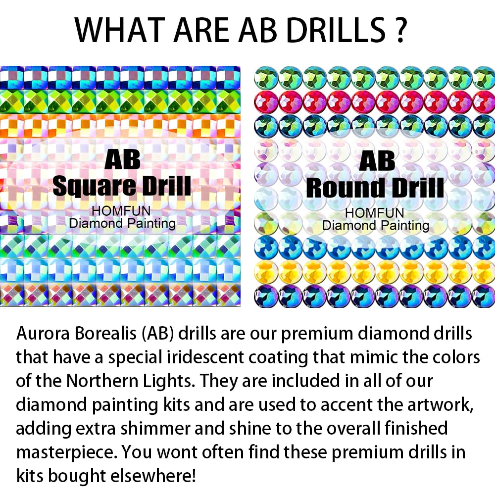 DIY Diamond Painting Kit "Animals" 5D Square/Round Drills